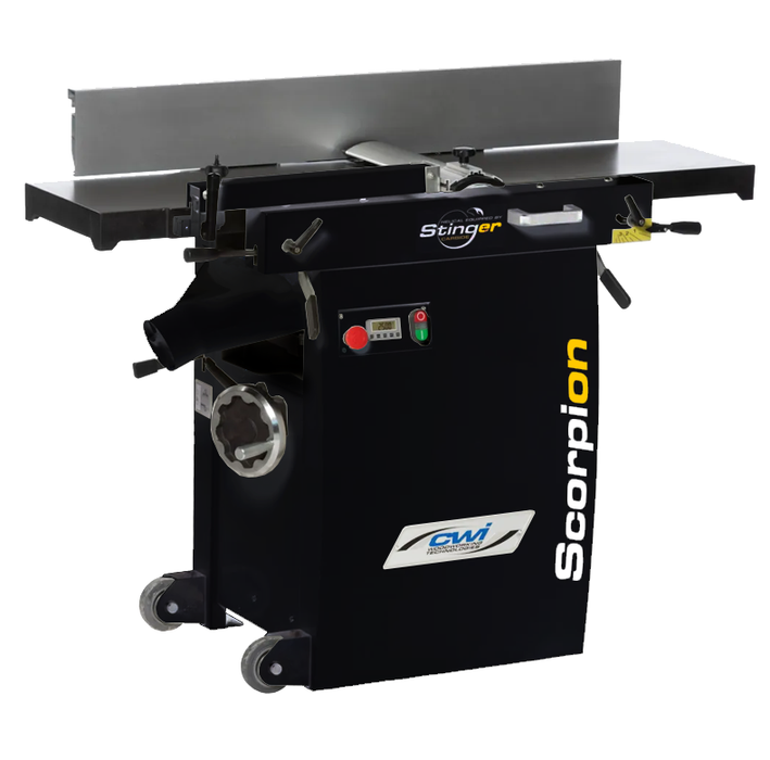 Scorpion 12" 3 HP Helical Jointer/Planer Combination Machine