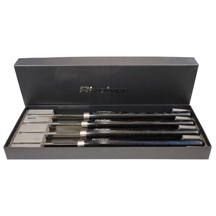 Rivolver 4 Piece Carbide Turning Tool Set w/15" Handle