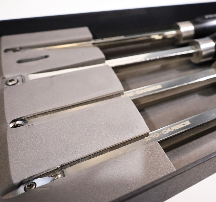 Rivolver 4 Piece Carbide Turning Tool Set w/15" Handle