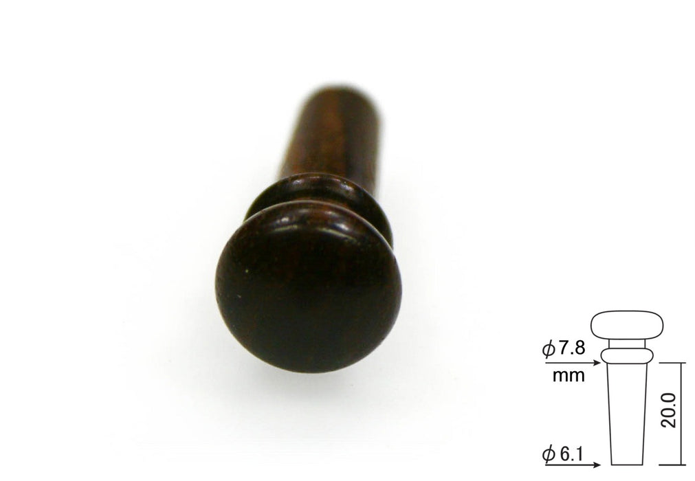 Tapered Strap / End Pin, Indian Rosewood