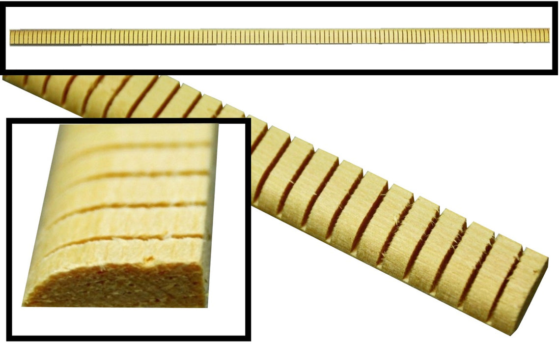 Kerfed Traditional (Standard) Spruce Guitar Lining, 29" long