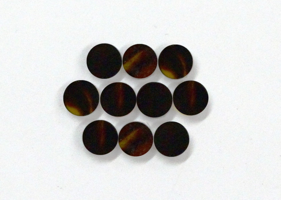 Brown Tortoise Round Position Marker (10 pack)