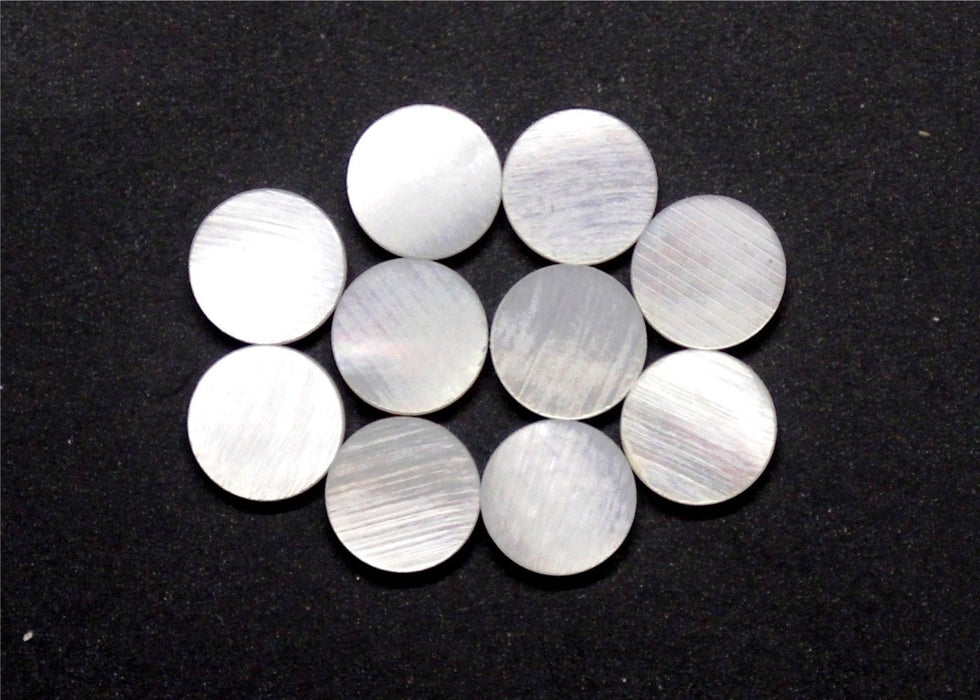 Mother of Pearl Round Position Marker  (10 pack)
