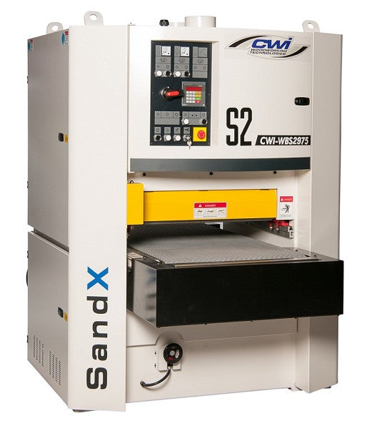 SandX 29" X 75" Deluxe Two Head Wide Belt Sander (Three Phase)