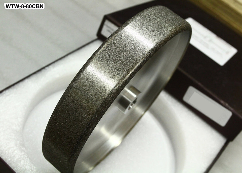 8" Radius Edge CBN Wheel, 5/8" arbor, 80 Grit